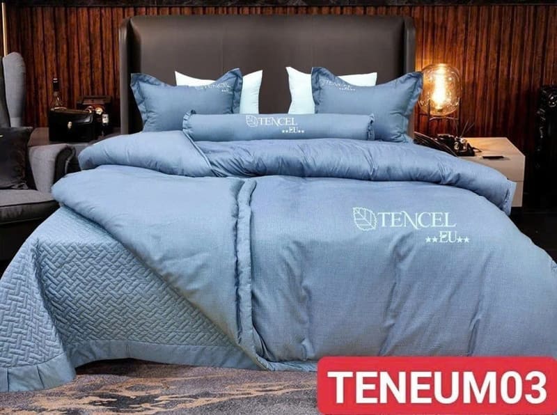 Bộ chăn ga gối Pyeoda Tencel EU xước 5 món M03