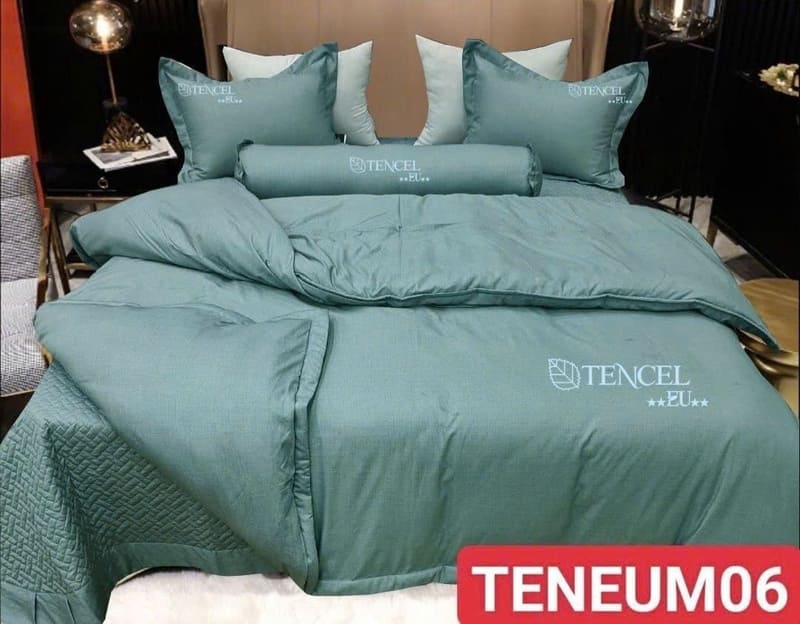 Bộ chăn ga gối Pyeoda Tencel EU xước 5 món M06